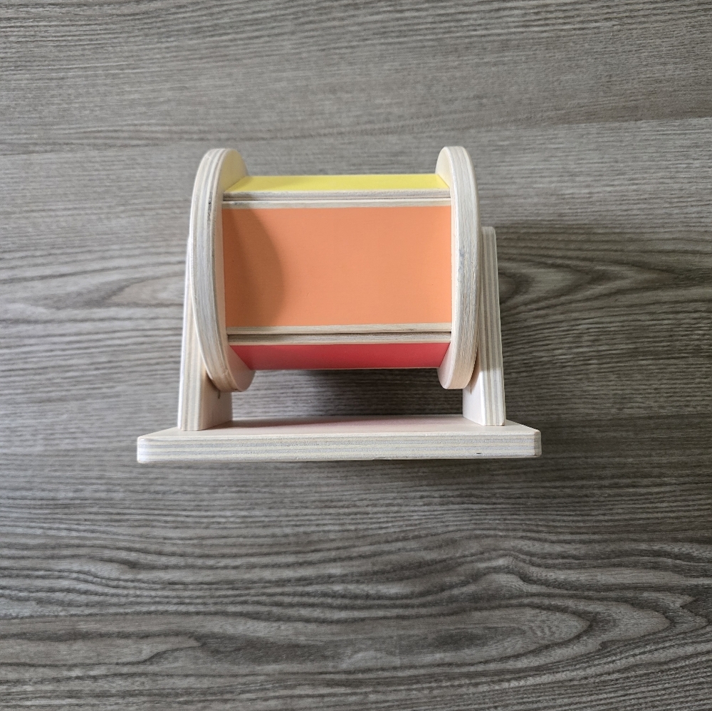 Wooden Balance Board LOVEVERY spinning rainbow toy wood